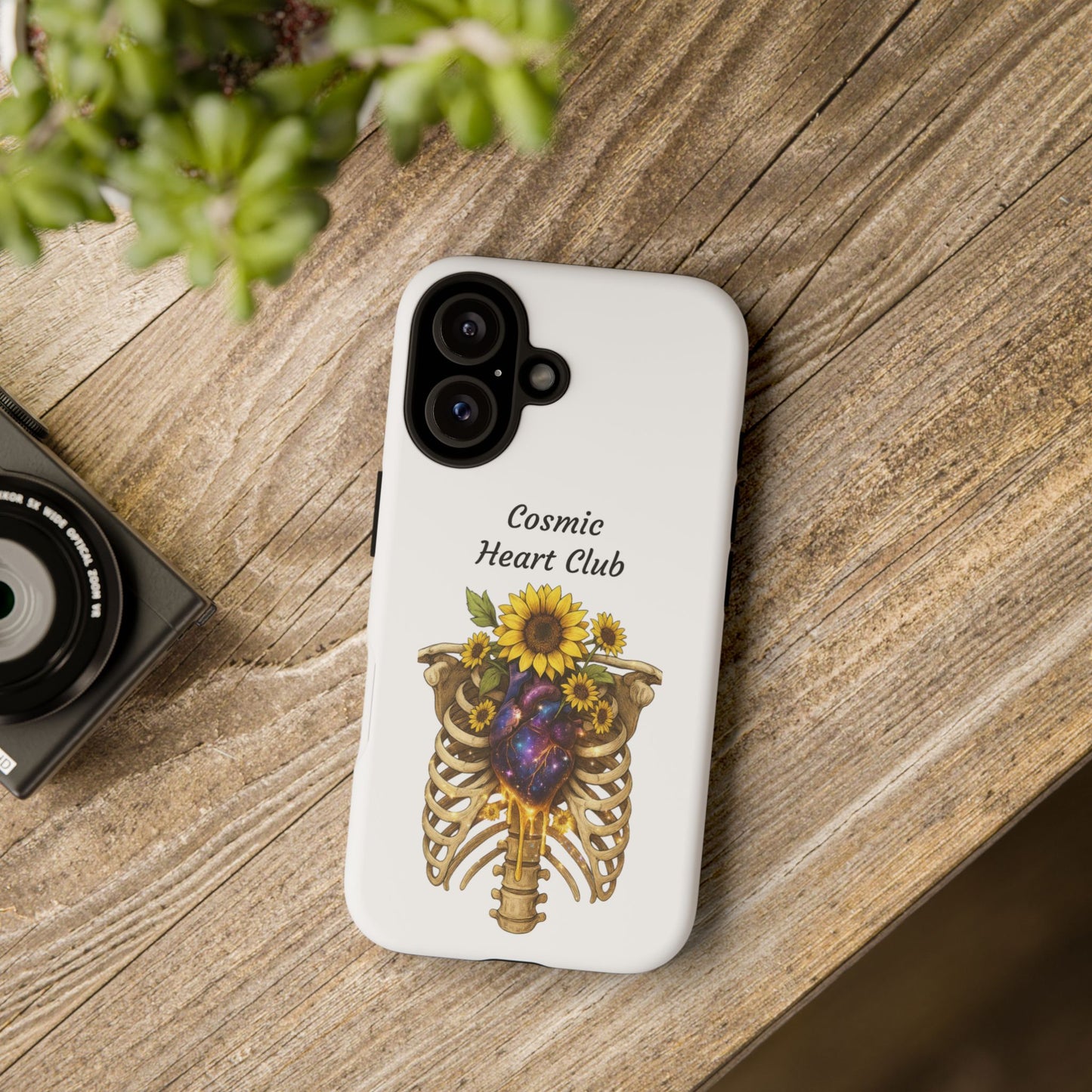Tough Cases - 'Cosmic Heart Club' Floral Ribcage Phone Case