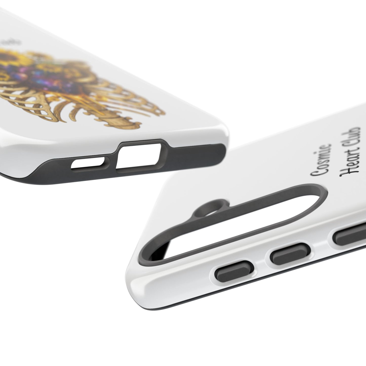 Tough Cases - 'Cosmic Heart Club' Floral Ribcage Phone Case