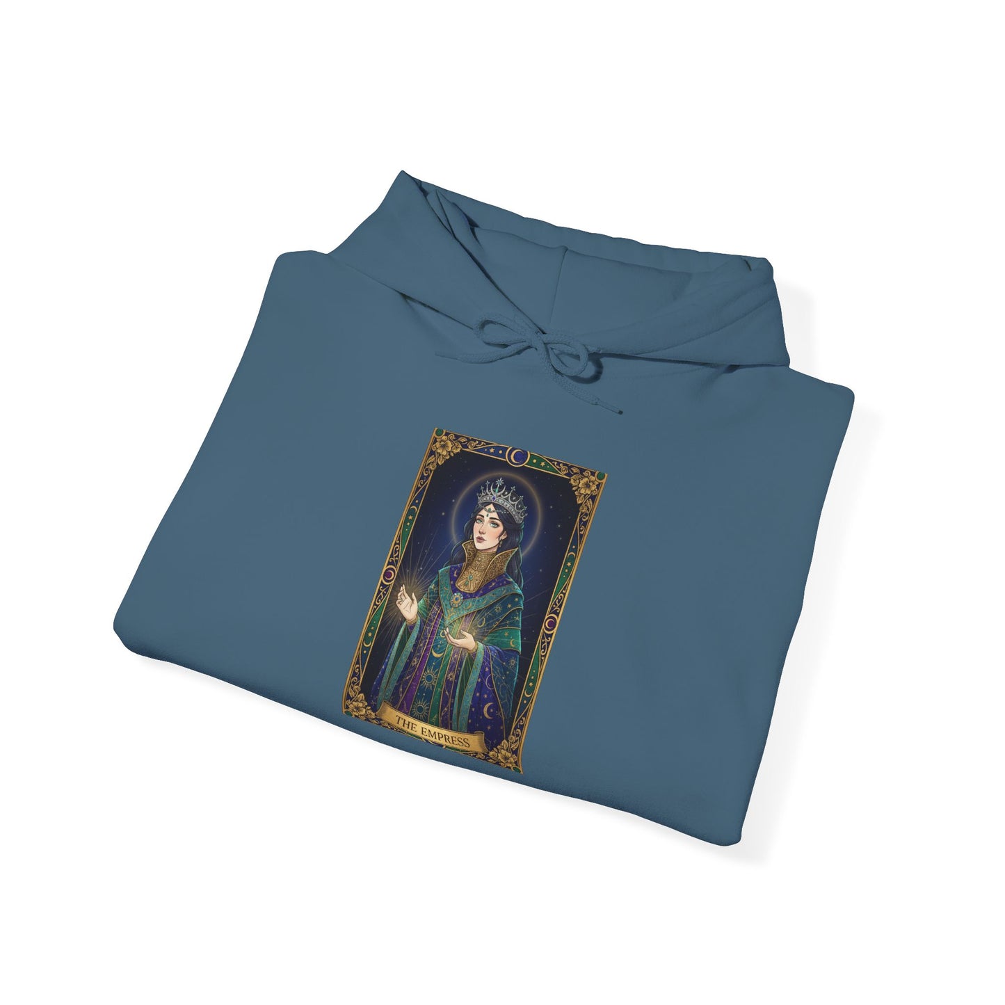 Empress Arcana Portrait Tarot Hoodie | classic tarot style, modern tarot apparel