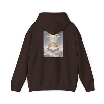 Abundance Is My Birthright Hoodie — Spiritual Affirmation Graphic Hoodie