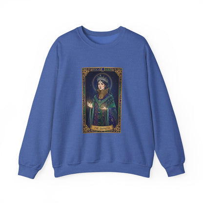 Mystic Empress Tarot Crewneck Sweatshirt | classic tarot style, modern tarot apparel