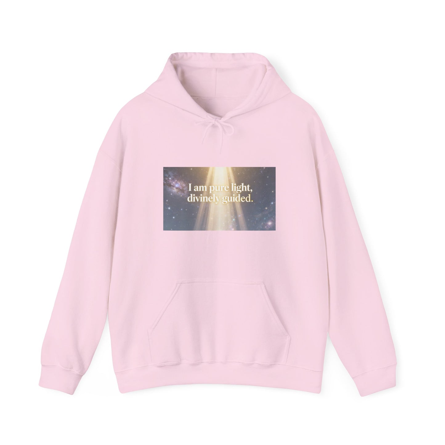 I Am Pure Light Divine Guided | Spiritual Inspirational Graphic Hoodie