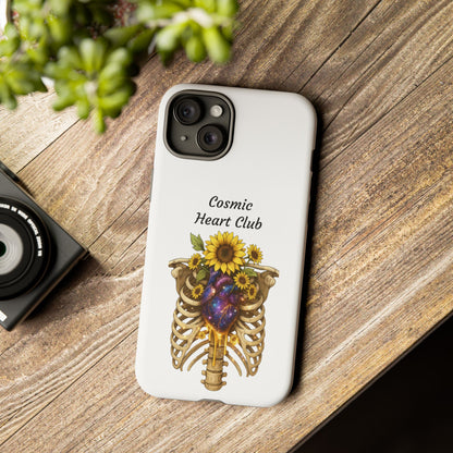 Tough Cases - 'Cosmic Heart Club' Floral Ribcage Phone Case