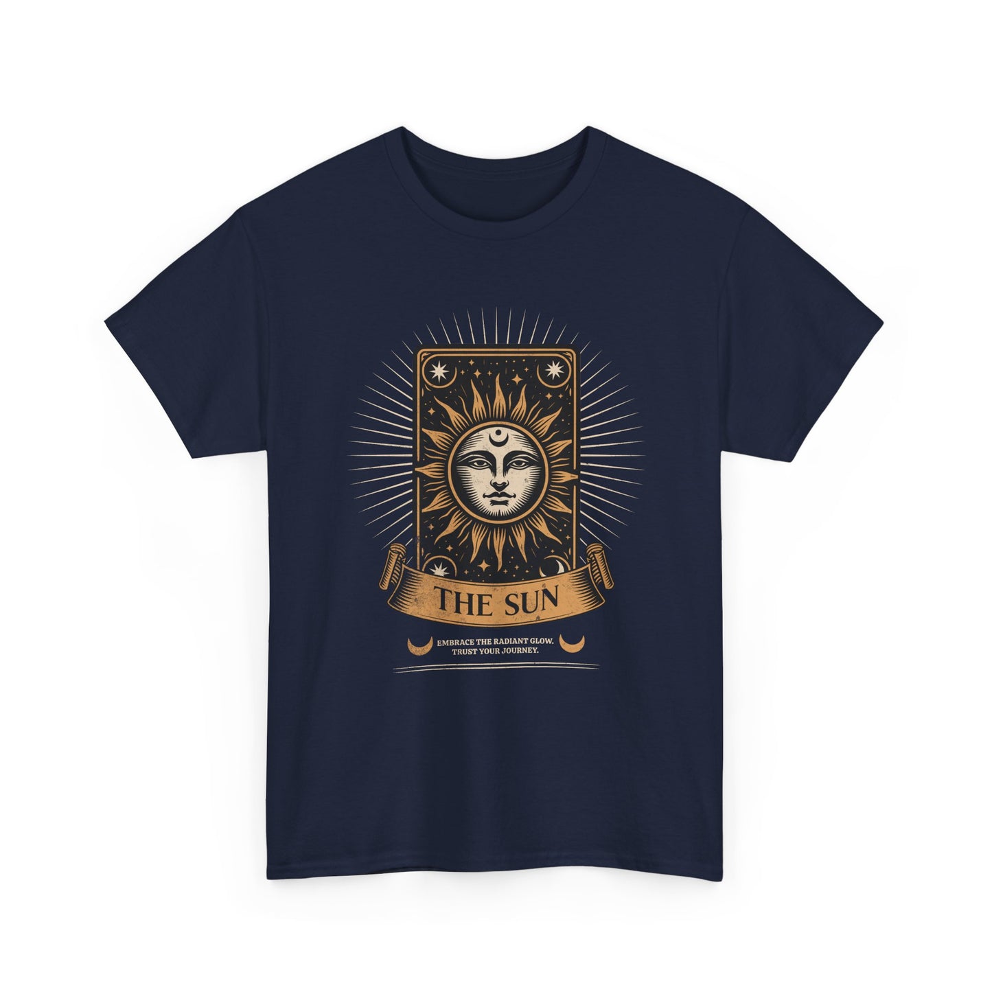 "The Sun" Tarot Tee — Vintage Celestial Sun Card Graphic T-Shirt