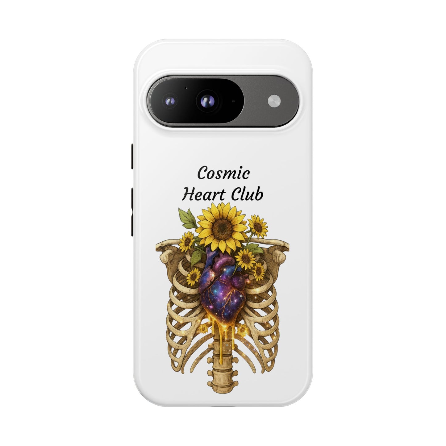 Tough Cases - 'Cosmic Heart Club' Floral Ribcage Phone Case