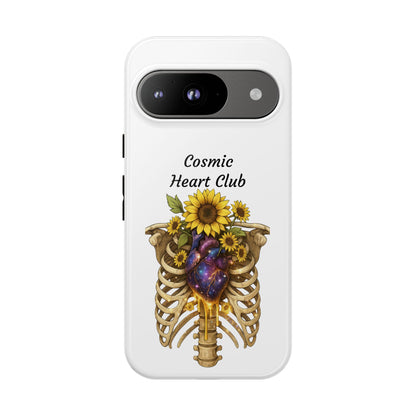 Tough Cases - 'Cosmic Heart Club' Floral Ribcage Phone Case