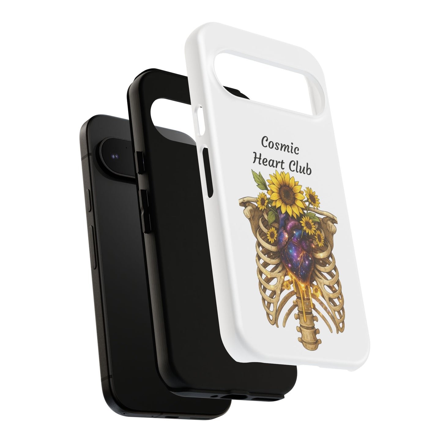 Tough Cases - 'Cosmic Heart Club' Floral Ribcage Phone Case