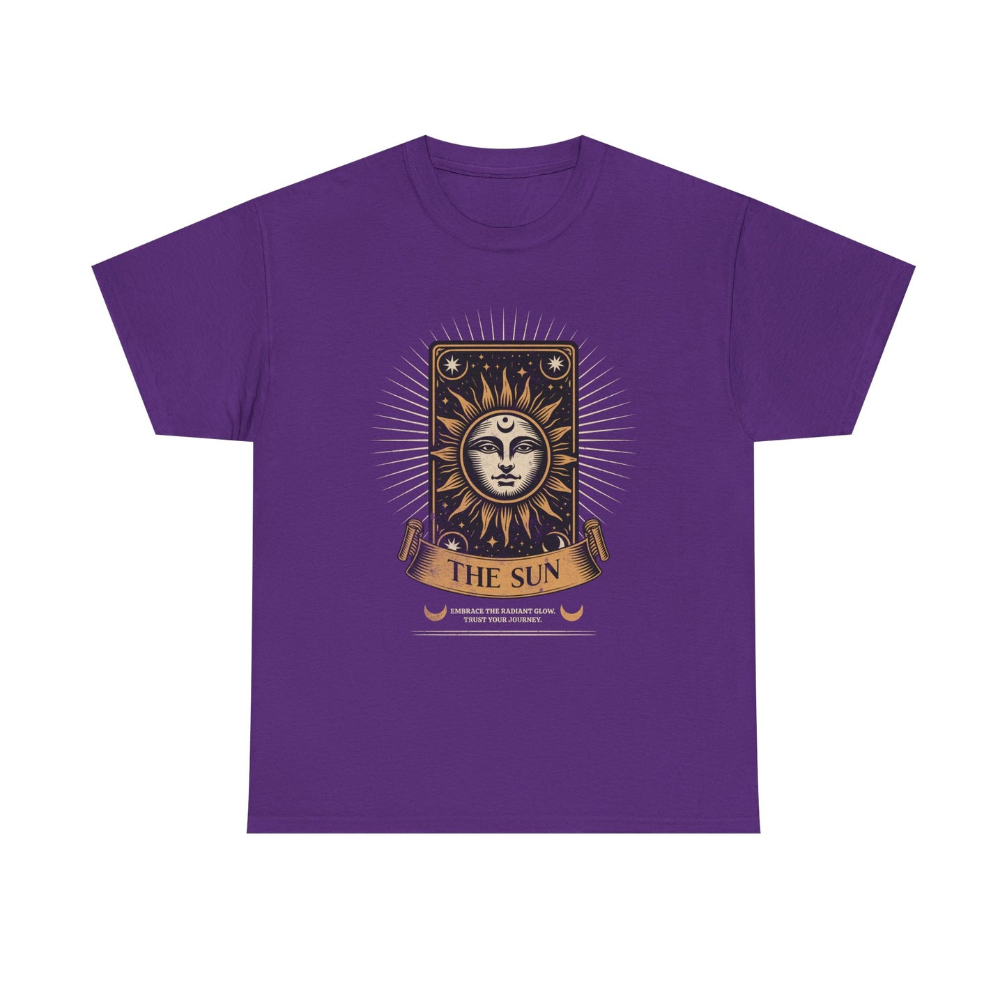 "The Sun" Tarot Tee — Vintage Celestial Sun Card Graphic T-Shirt