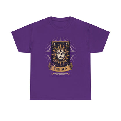 "The Sun" Tarot Tee — Vintage Celestial Sun Card Graphic T-Shirt