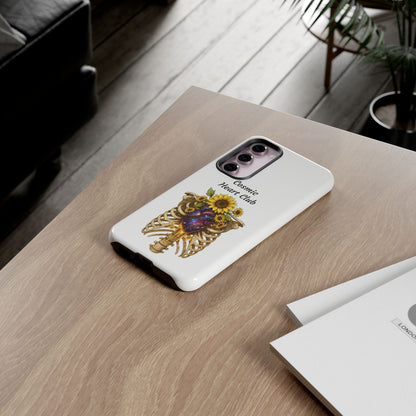 Tough Cases - 'Cosmic Heart Club' Floral Ribcage Phone Case