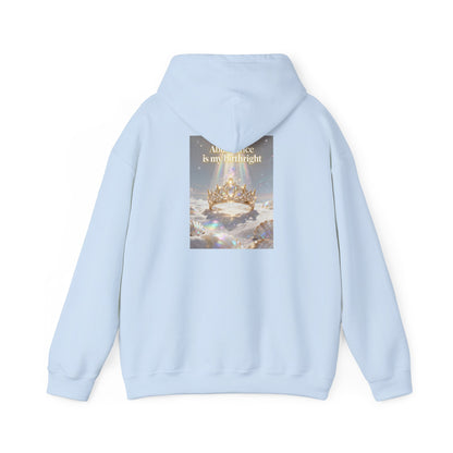 Abundance Is My Birthright Hoodie — Spiritual Affirmation Graphic Hoodie