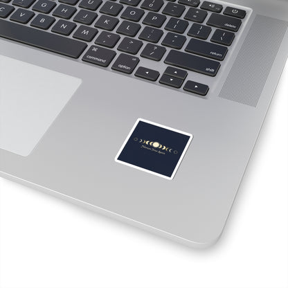 Moon Phase Grid Stickers — Lunar Ritual Celestial Wellness Kiss-Cut