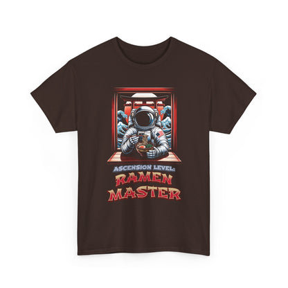 Ramen Master — Astronaut Slurping Ramen Tee ("Ascension level: Ramen Master")