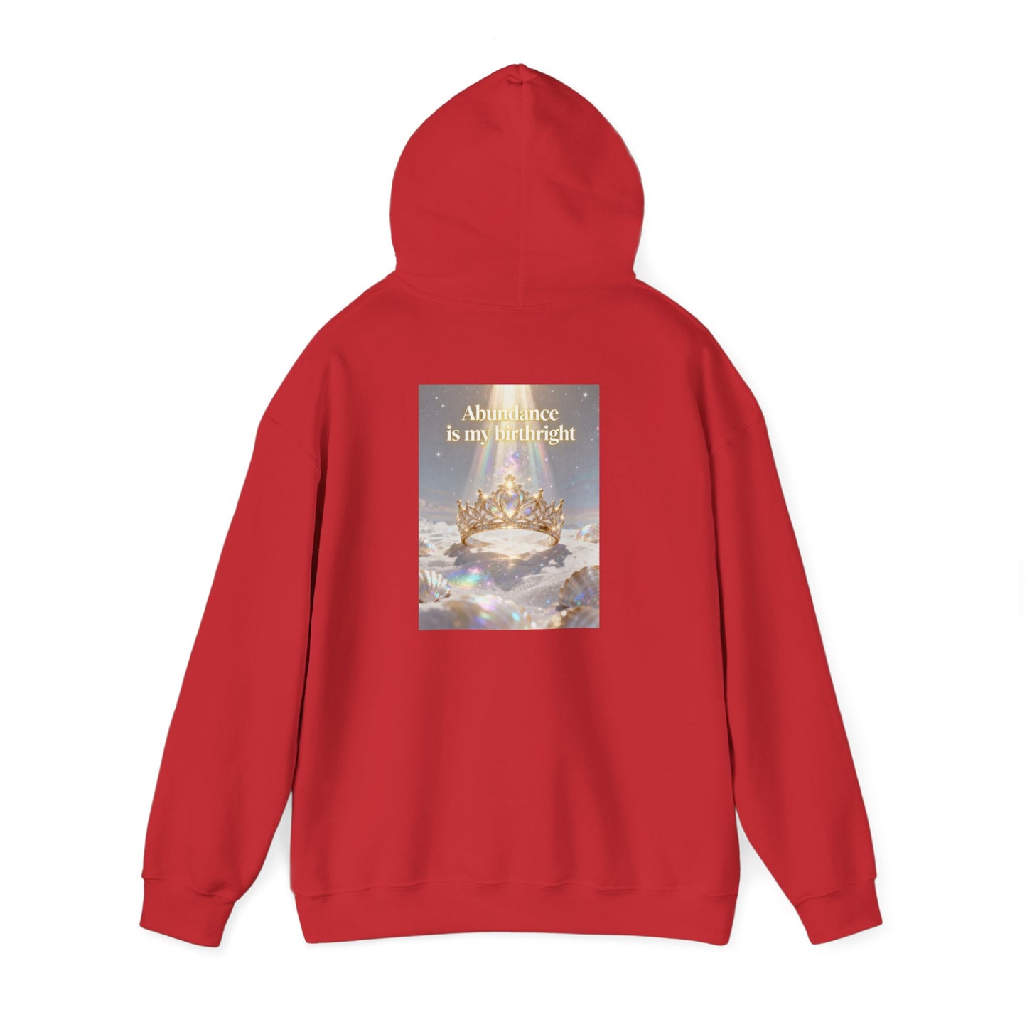 Abundance Is My Birthright Hoodie — Spiritual Affirmation Graphic Hoodie