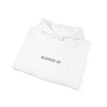 Aligned AF Hoodie | Chakra Spiral Meditation Back Graphic