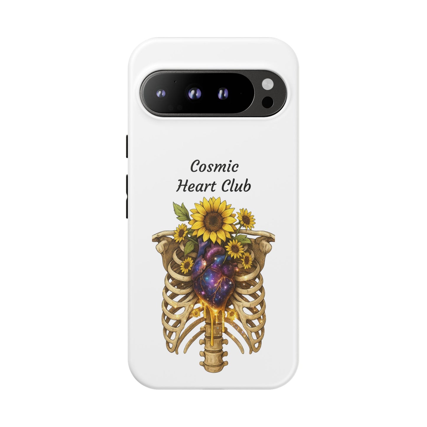 Tough Cases - 'Cosmic Heart Club' Floral Ribcage Phone Case