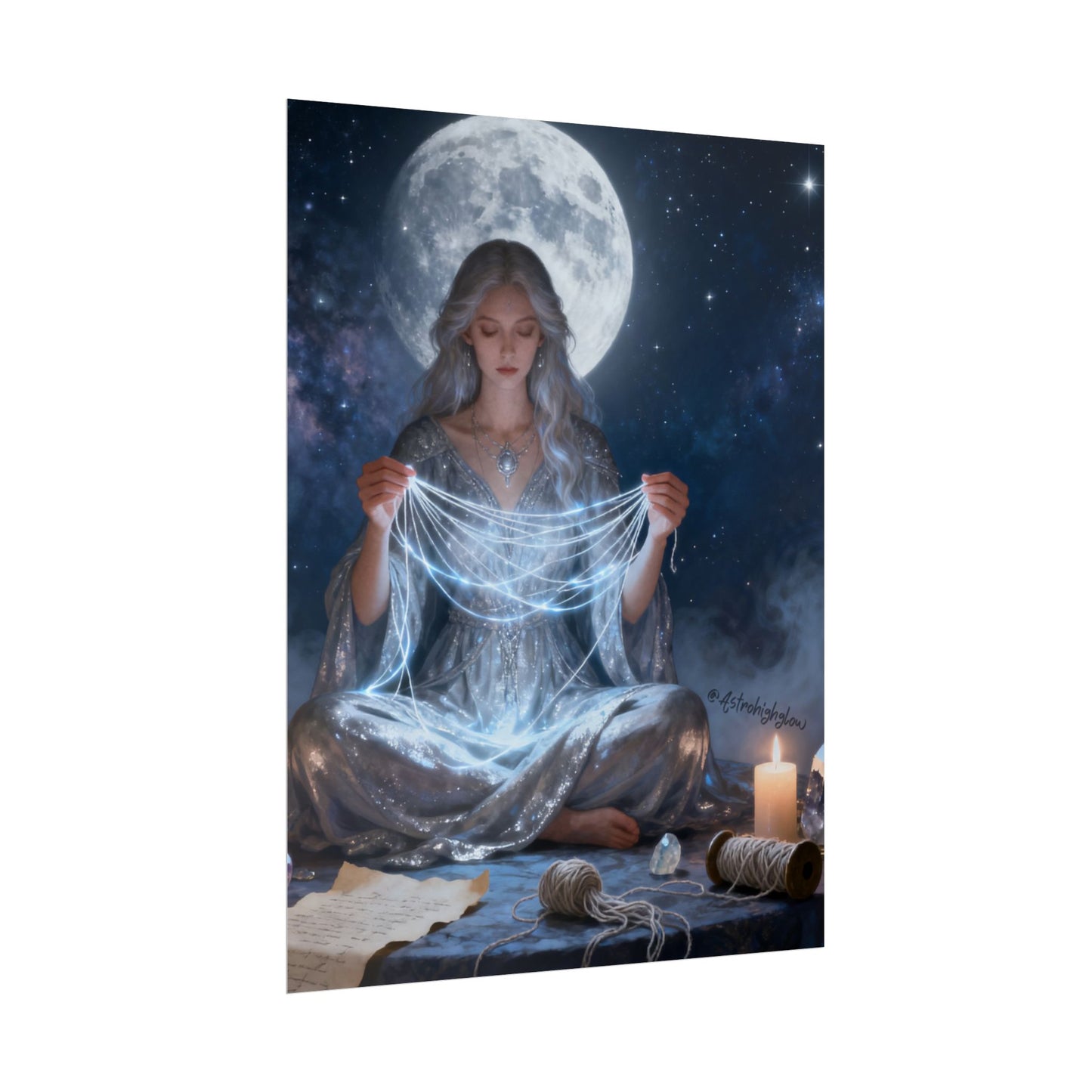 Mystic Moon Weaver Poster
