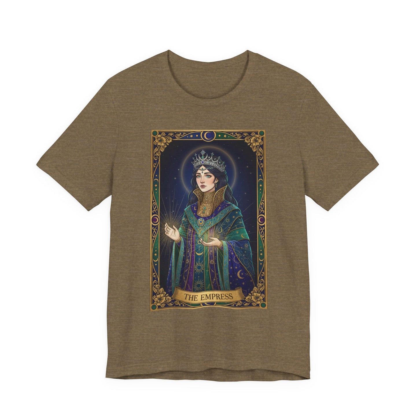 Empress Tarot Card Tee | modern tarot apparel, classic tarot style