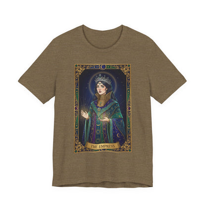 Empress Tarot Card Tee | modern tarot apparel, classic tarot style