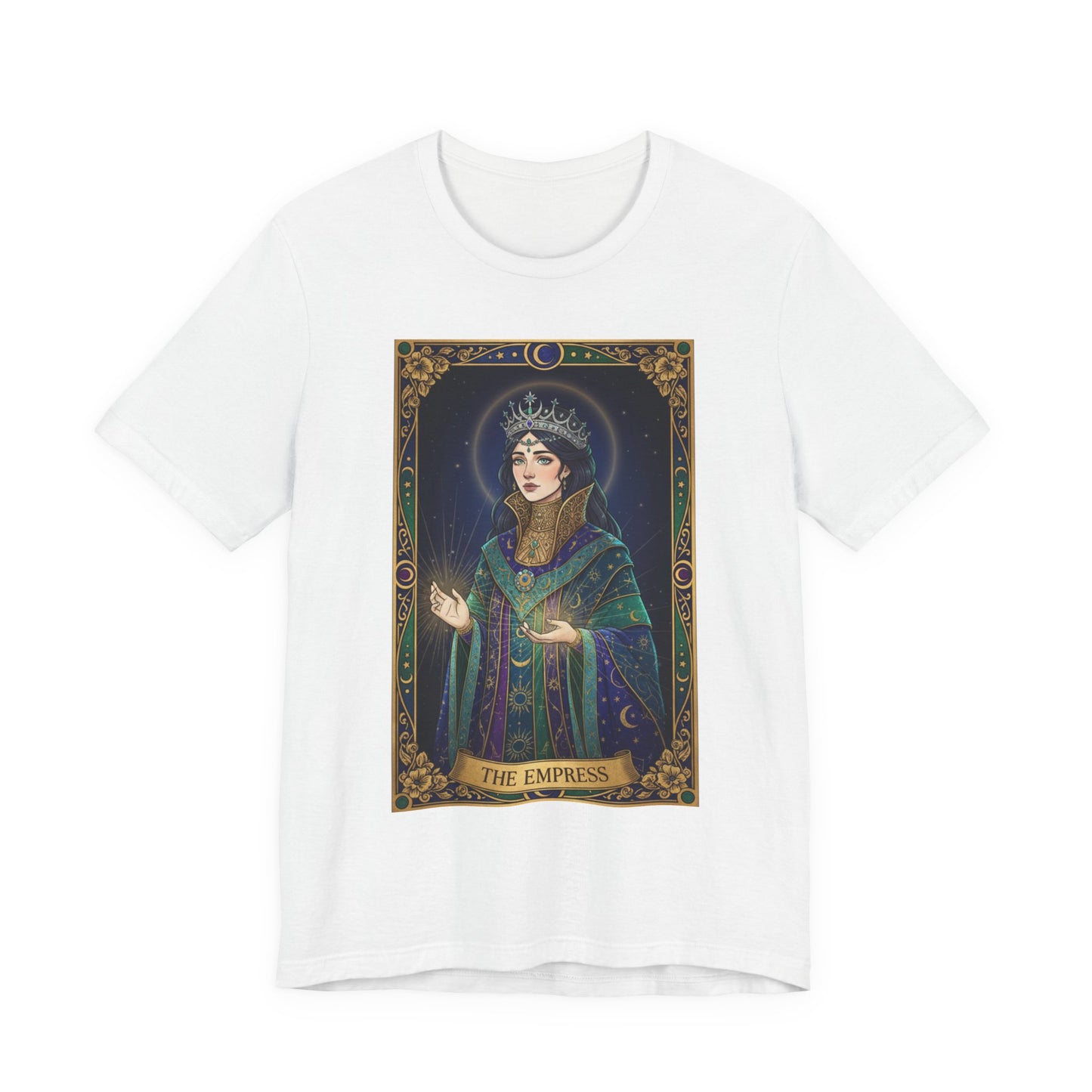 Empress Tarot Card Tee | modern tarot apparel, classic tarot style