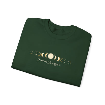 Moon Phase Ritual Sweatshirt — Nurture Your Spirit Lunar-Cycle