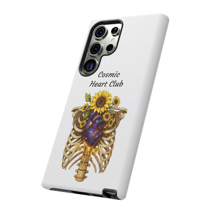 Tough Cases - 'Cosmic Heart Club' Floral Ribcage Phone Case