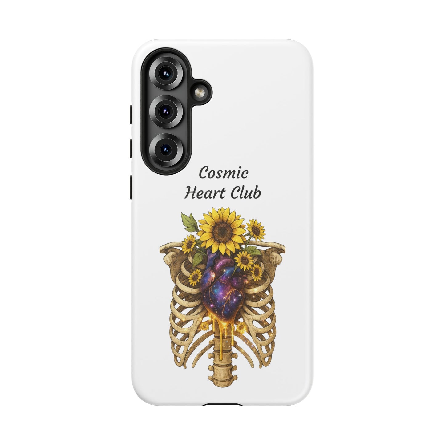 Tough Cases - 'Cosmic Heart Club' Floral Ribcage Phone Case