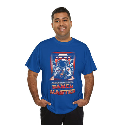 Ramen Master — Astronaut Slurping Ramen Tee ("Ascension level: Ramen Master")