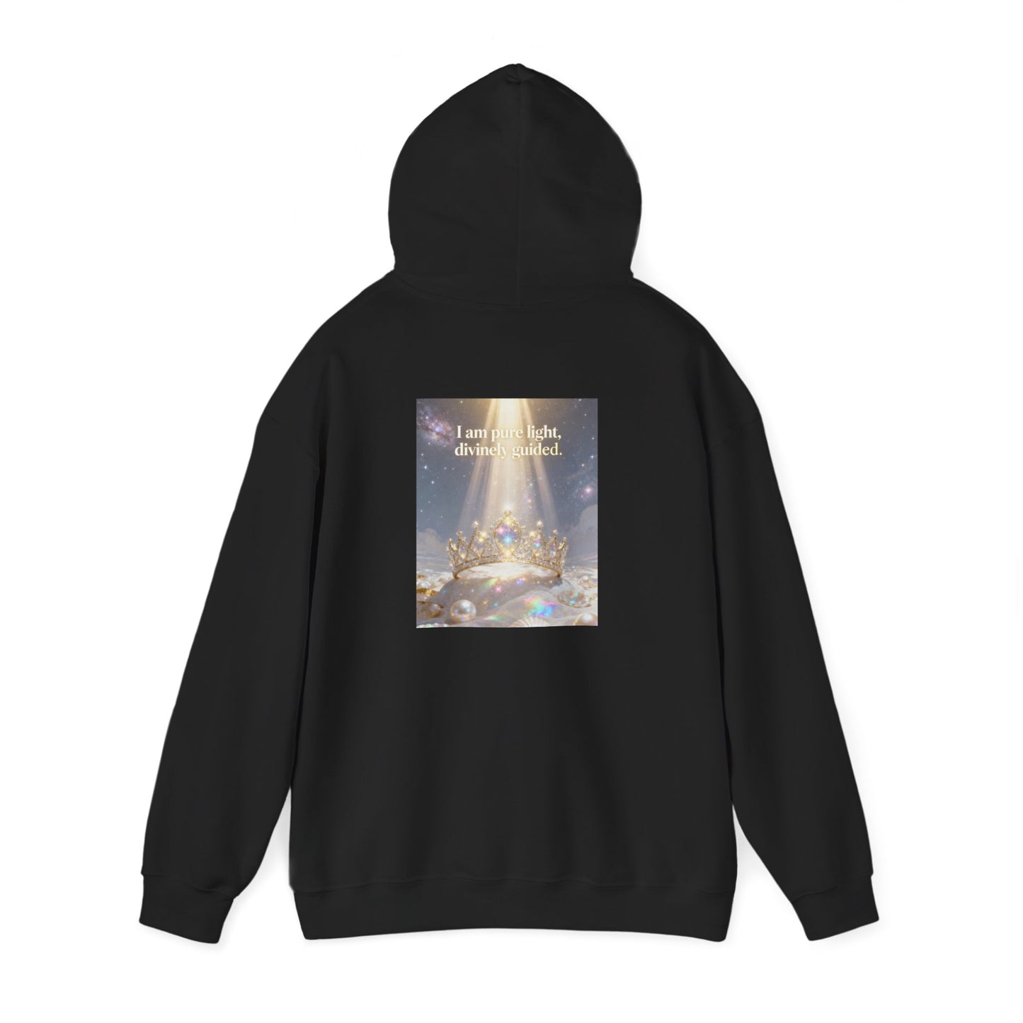 I Am Pure Light Divine Guided | Spiritual Inspirational Graphic Hoodie