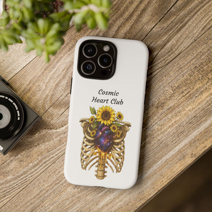 Tough Cases - 'Cosmic Heart Club' Floral Ribcage Phone Case