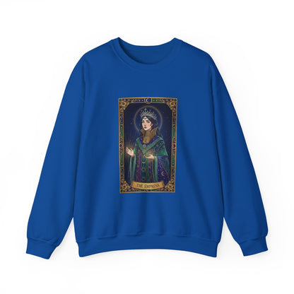 Mystic Empress Tarot Crewneck Sweatshirt | classic tarot style, modern tarot apparel
