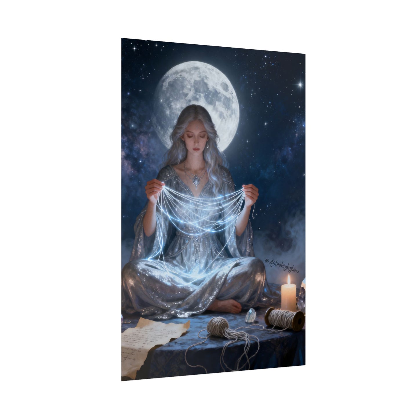 Mystic Moon Weaver Poster