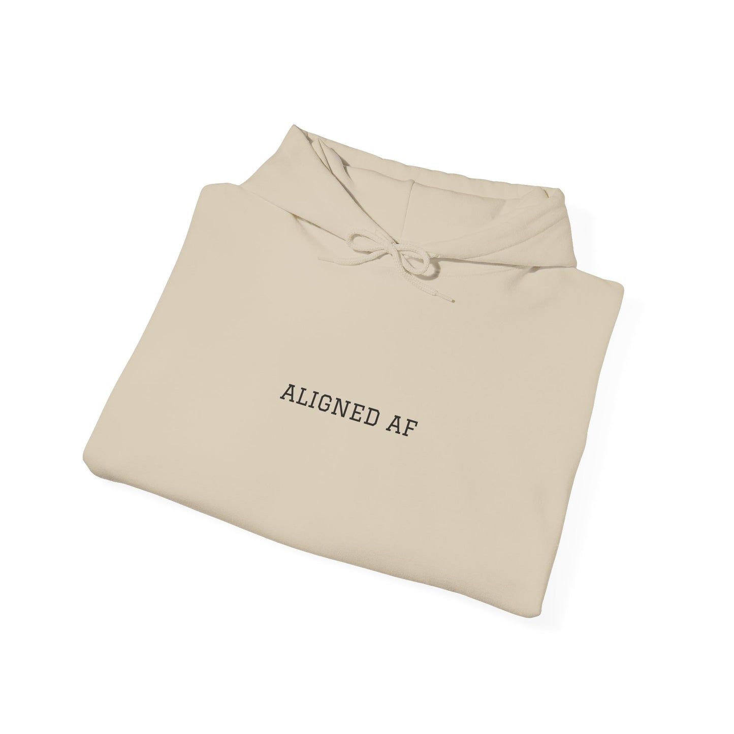 Aligned AF Hoodie | Chakra Spiral Meditation Back Graphic