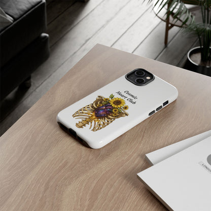 Tough Cases - 'Cosmic Heart Club' Floral Ribcage Phone Case