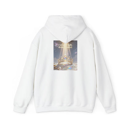 I Am Pure Light Divine Guided | Spiritual Inspirational Graphic Hoodie