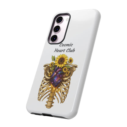Tough Cases - 'Cosmic Heart Club' Floral Ribcage Phone Case