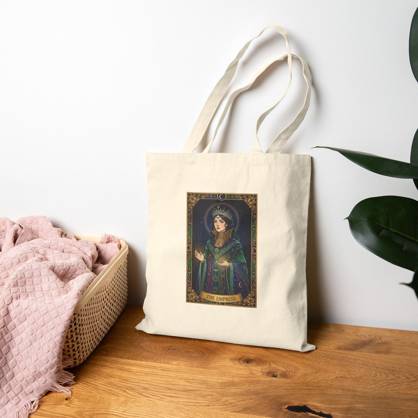 Tarot Arcana Illustration Tote | classic tarot style, mystic card art