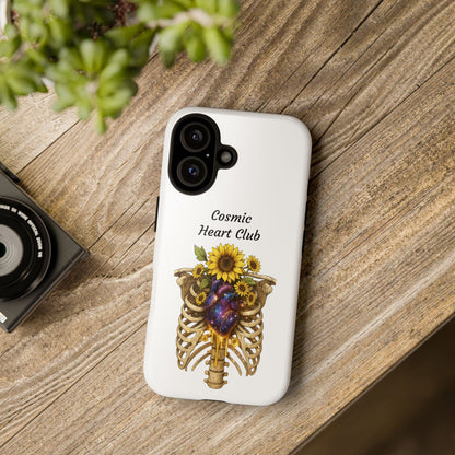 Tough Cases - 'Cosmic Heart Club' Floral Ribcage Phone Case