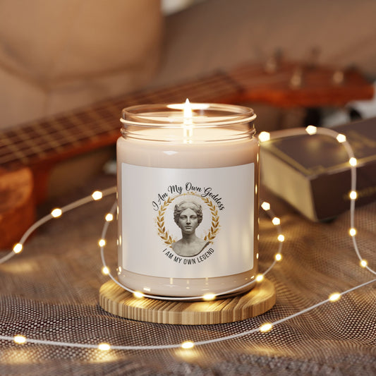 "I Am my own Goddess. I Am my own legend" — 9oz Aromatherapy Soy Candle