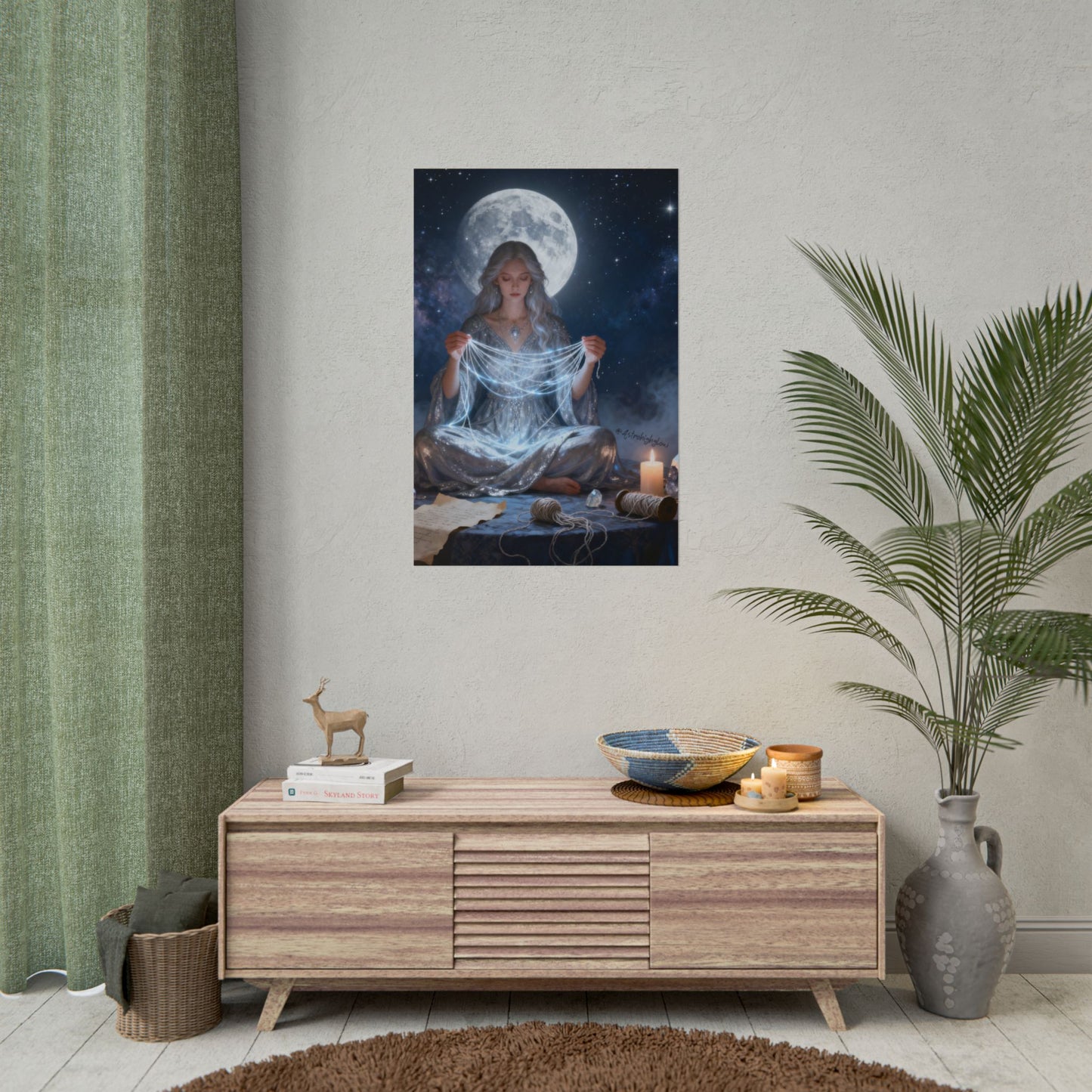 Mystic Moon Weaver Poster