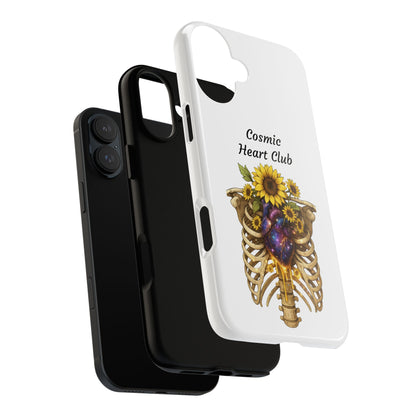 Tough Cases - 'Cosmic Heart Club' Floral Ribcage Phone Case