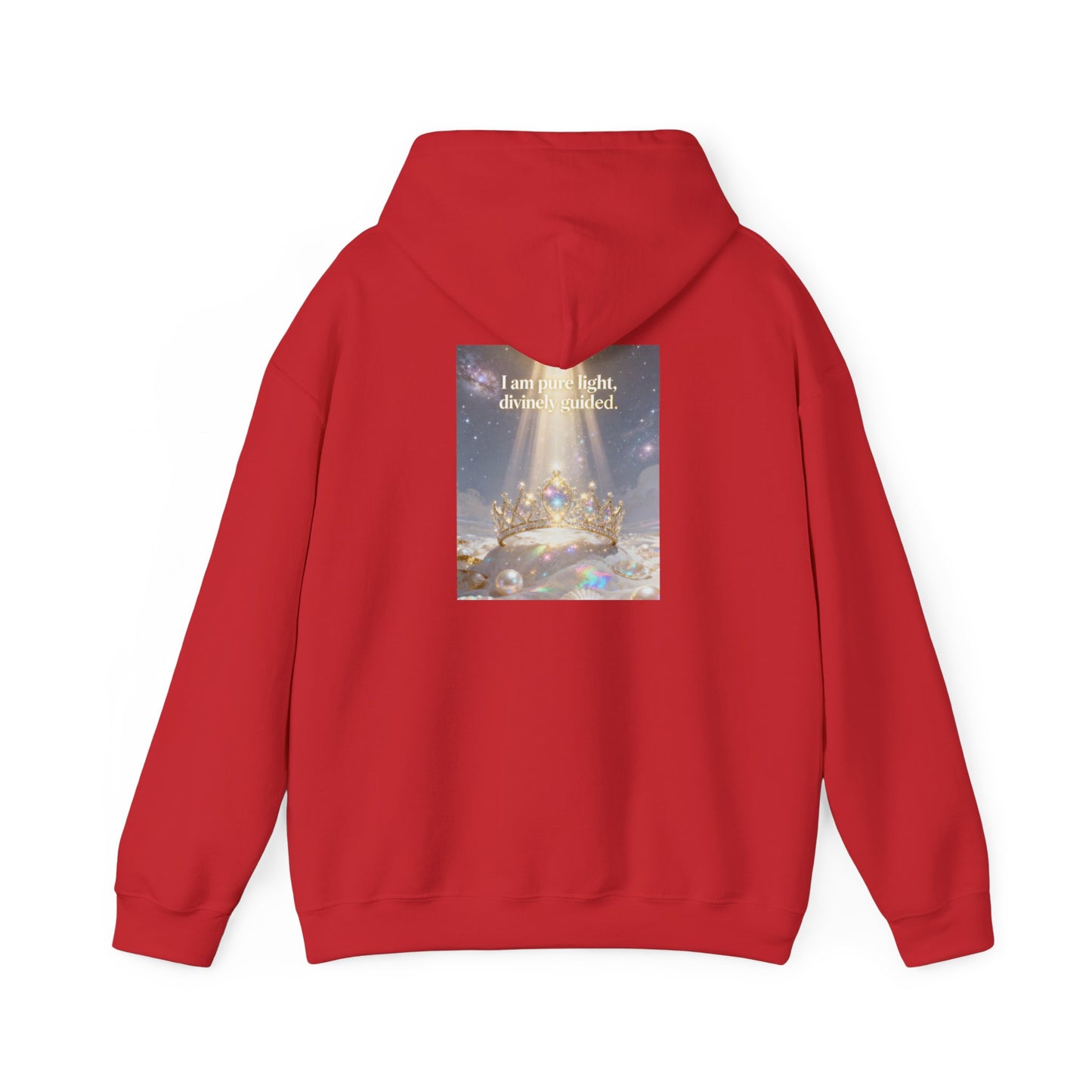 I Am Pure Light Divine Guided | Spiritual Inspirational Graphic Hoodie