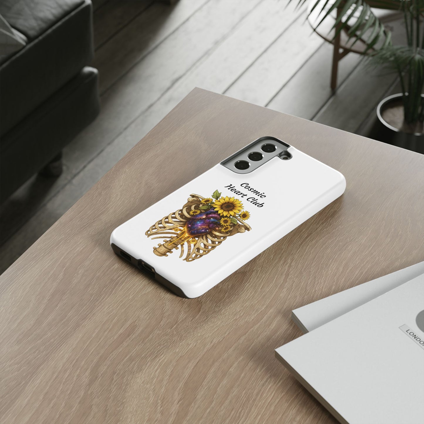 Tough Cases - 'Cosmic Heart Club' Floral Ribcage Phone Case