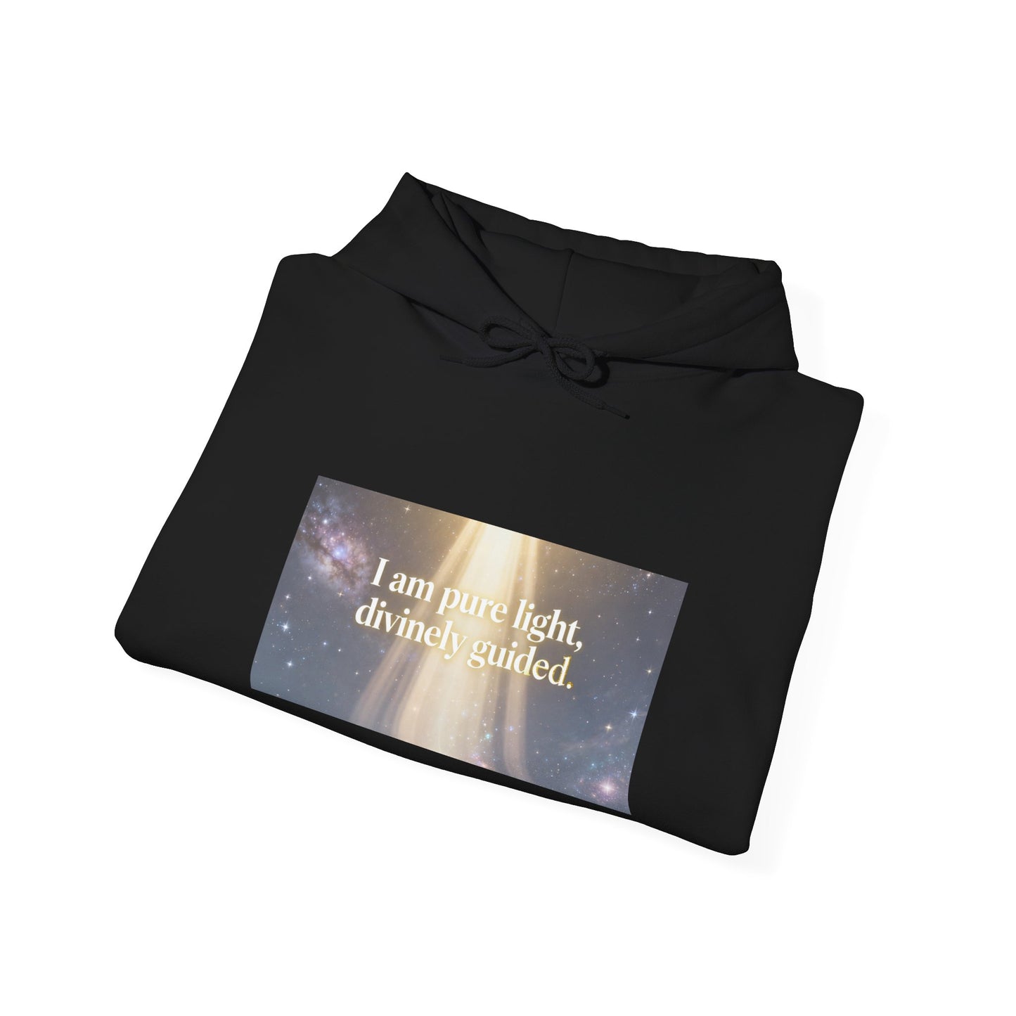 I Am Pure Light Divine Guided | Spiritual Inspirational Graphic Hoodie