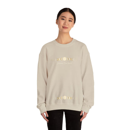 Moon Phase Ritual Sweatshirt — Nurture Your Spirit Lunar-Cycle