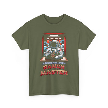 Ramen Master — Astronaut Slurping Ramen Tee ("Ascension level: Ramen Master")