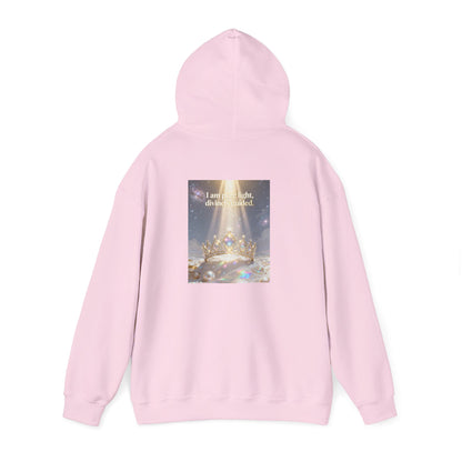 I Am Pure Light Divine Guided | Spiritual Inspirational Graphic Hoodie