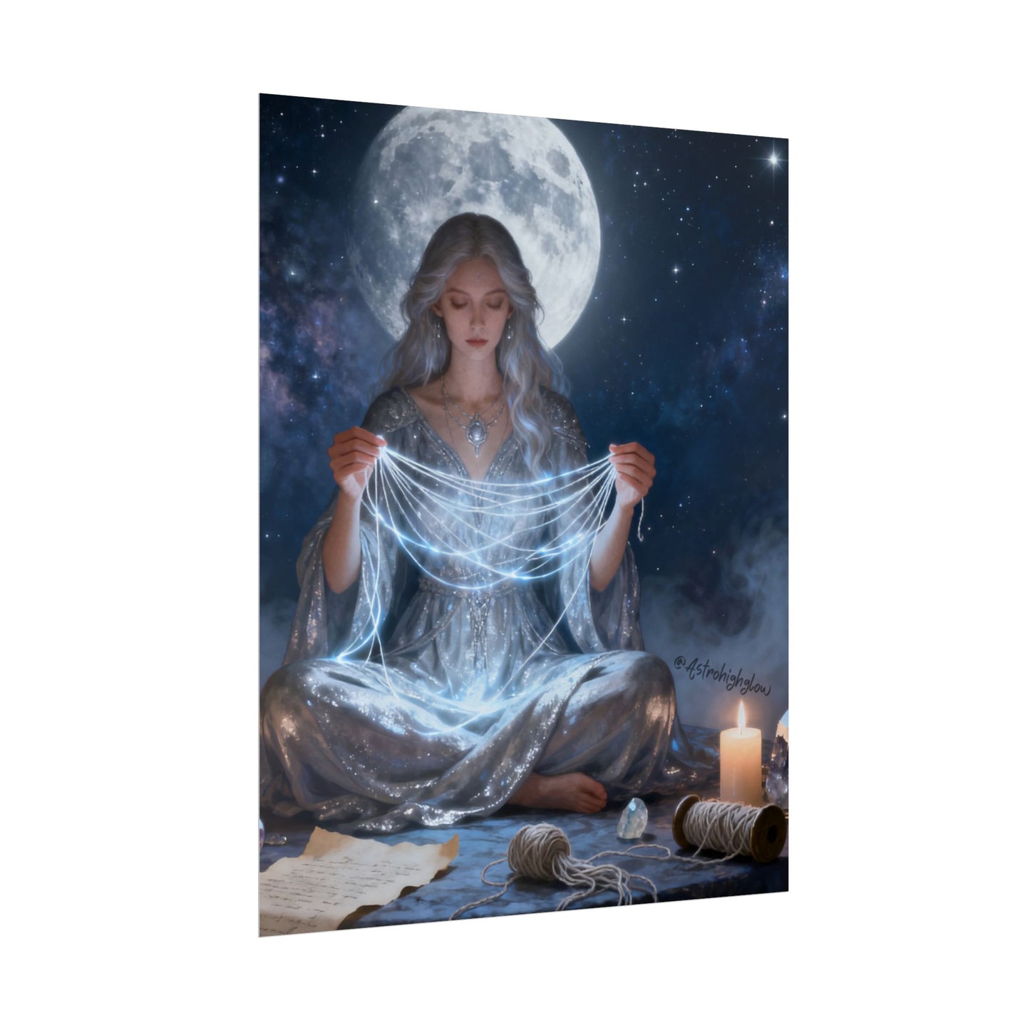 Mystic Moon Weaver Poster