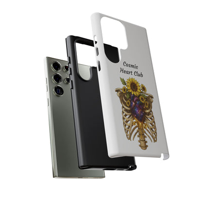 Tough Cases - 'Cosmic Heart Club' Floral Ribcage Phone Case