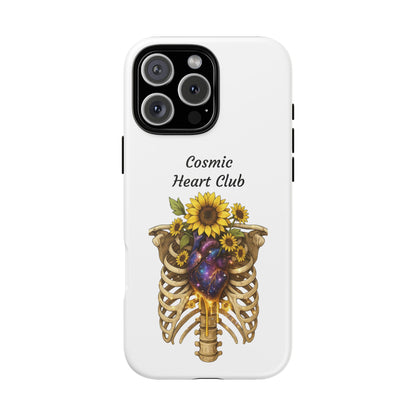 Tough Cases - 'Cosmic Heart Club' Floral Ribcage Phone Case